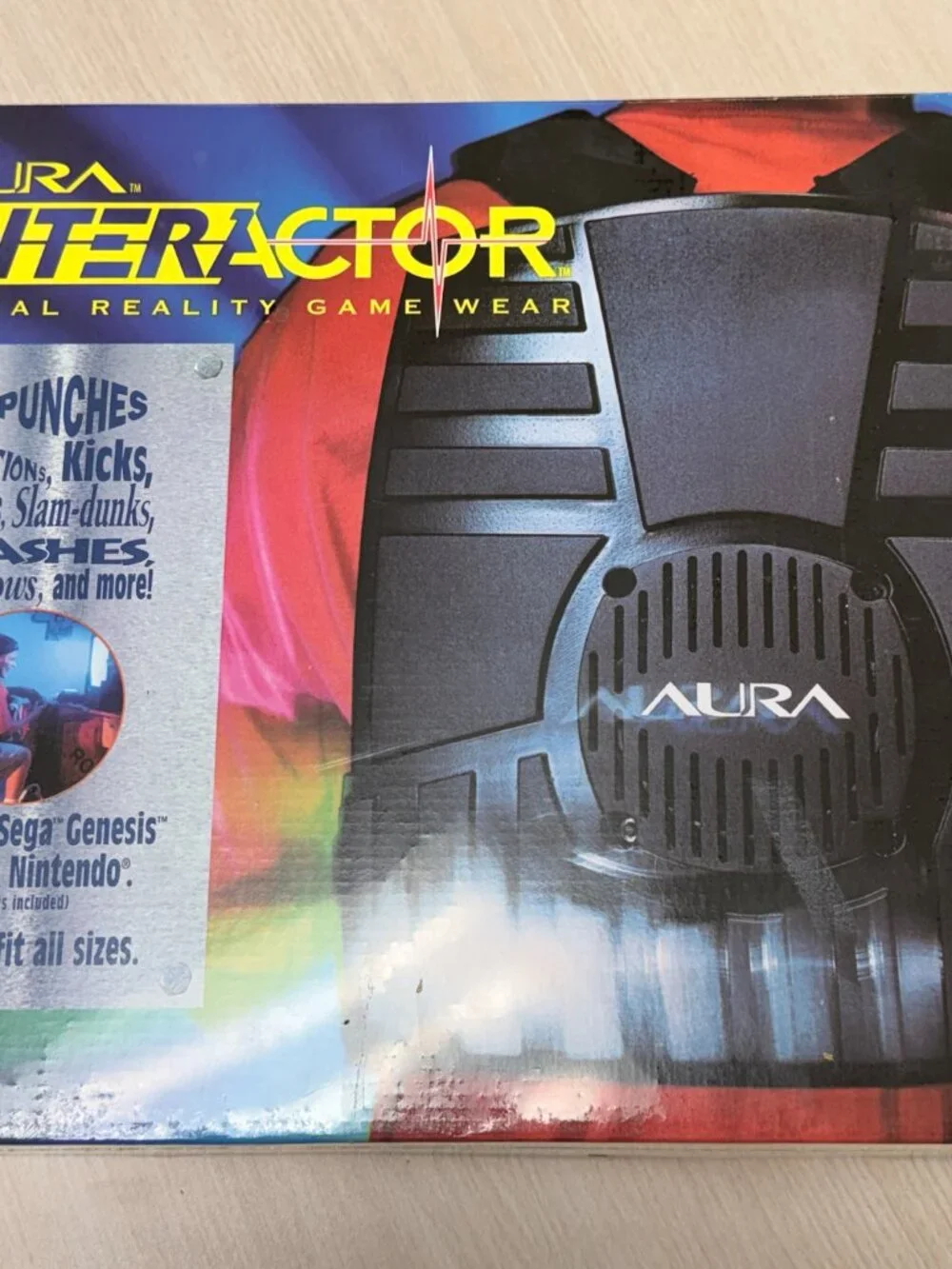 AURA Interactor Virtual Reality Game Wear SEALED NEW Sega Genesis SNES